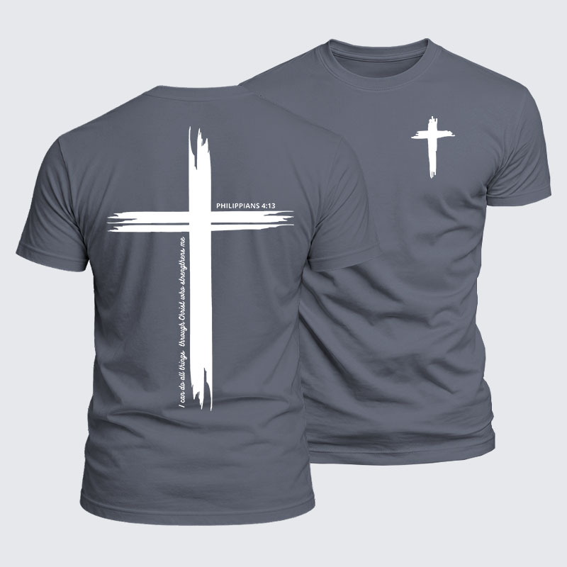 Luxe Mercerized Cotton Tee - I Can Do All Things Through Christ | Philippians 4:13