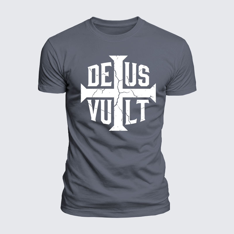 Luxe Mercerized Cotton Tee - Deus Vult 