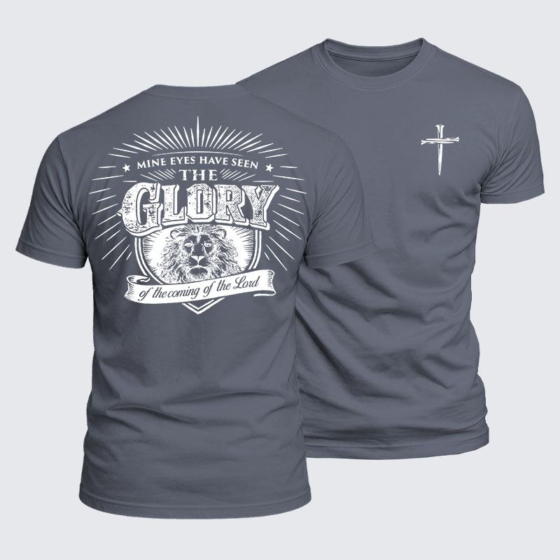 Luxe Mercerized Cotton Tee - Mine Eyes Have Seen The Glory 
