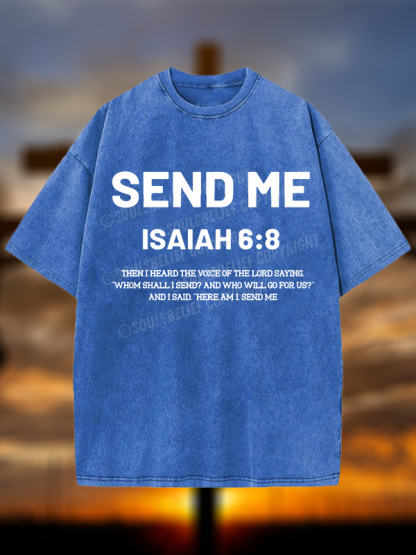 Send Me Christian Washed T-Shirt