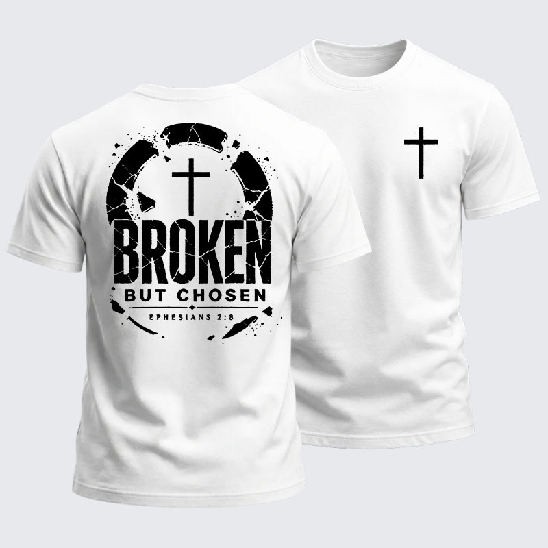 Heavyweight Cotton Tee - Broken But Chosen
