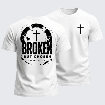Heavyweight Cotton Tee - Broken But Chosen
