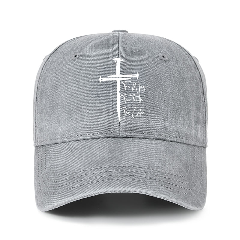 Heritage Washed Cap - The Way The Truth The Life