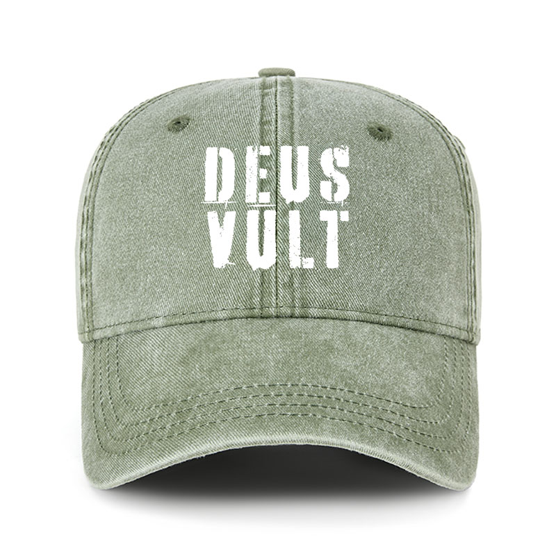 Heritage Washed Cap - Deus Vult 