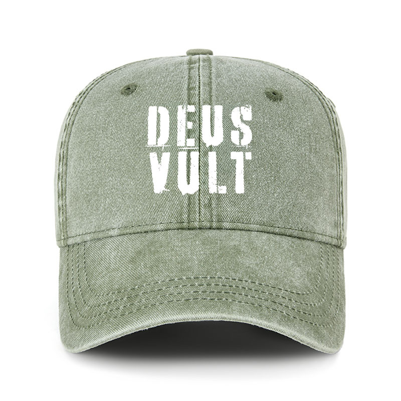 Heritage Washed Cap - Deus Vult 