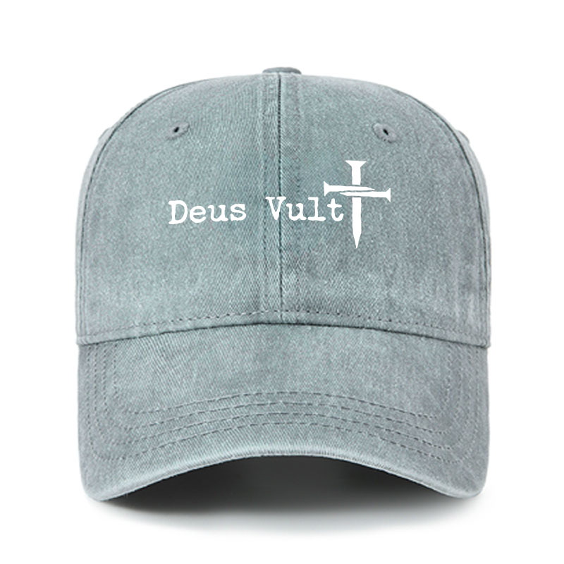 Heritage Washed Cap - Deus Vult 