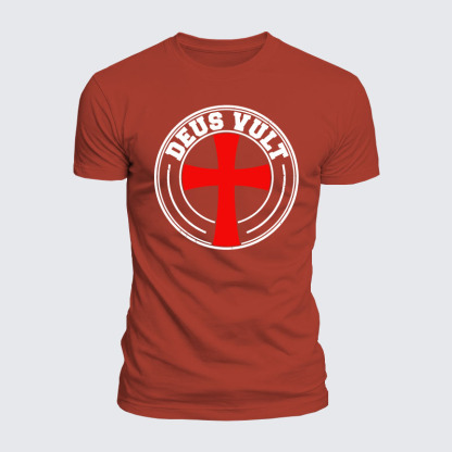 Luxe Mercerized Cotton Tee - Deus Vult