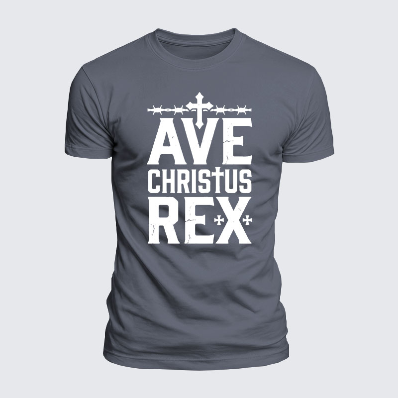 Luxe Mercerized Cotton Tee - Ave Christus Rex
