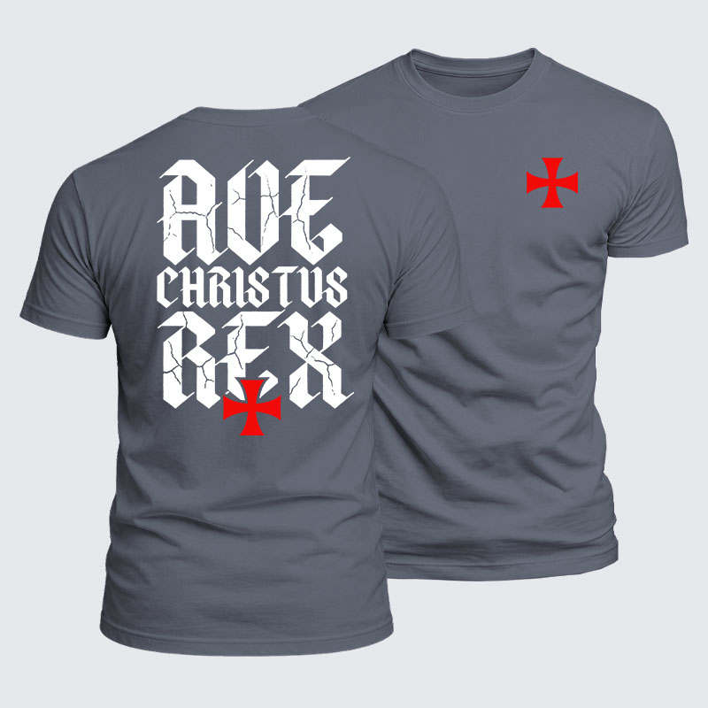Luxe Mercerized Cotton Tee - Ave Christus Rex