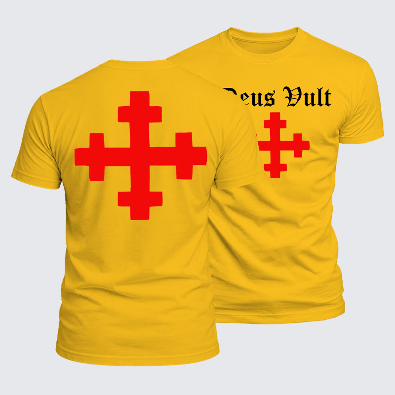 Luxe Mercerized Cotton Tee - Deus Vult