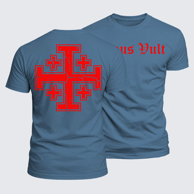 Luxe Mercerized Cotton Tee - Deus Vult
