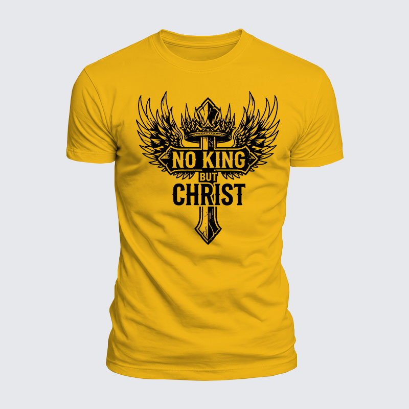 Luxe Mercerized Cotton Tee - No King But Christ
