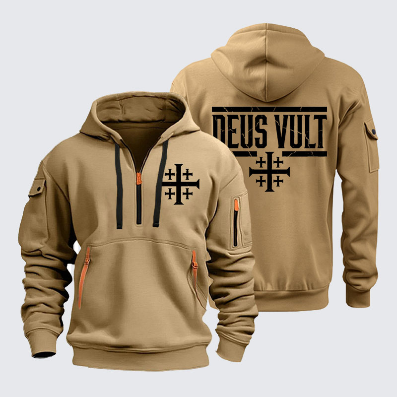Zipper Hoodies - Deus Vult