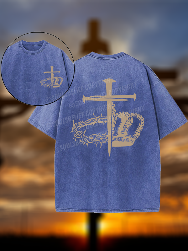 Cross Christian Washed T-Shirt