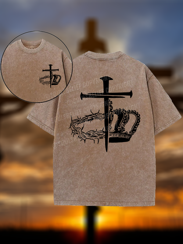 Cross Christian Washed T-Shirt
