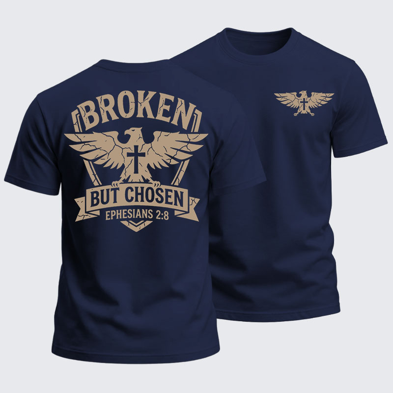 Heavyweight Cotton Tee - Broken But Chosen