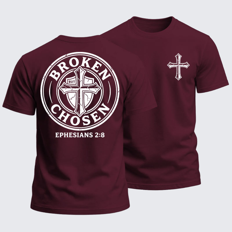 Heavyweight Cotton Tee - Broken But Chosen
