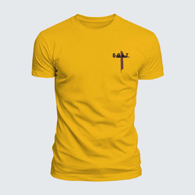 Luxe Mercerized Cotton Tee - Cross Lion