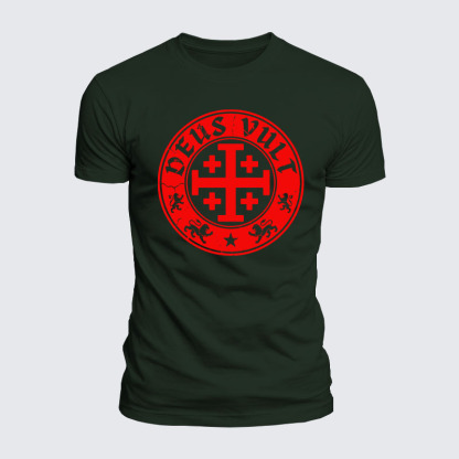 Luxe Mercerized Cotton Tee - Deus Vult 