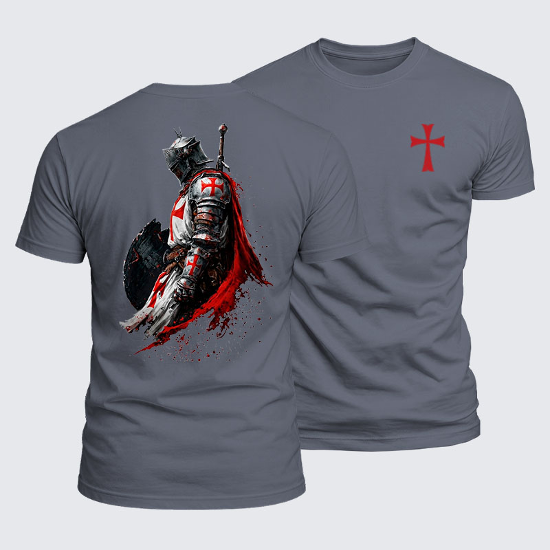 Luxe Mercerized Cotton Tee - Knight Templar 