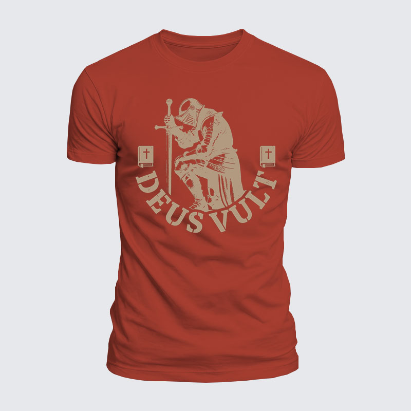 Luxe Mercerized Cotton Tee - Deus Vult