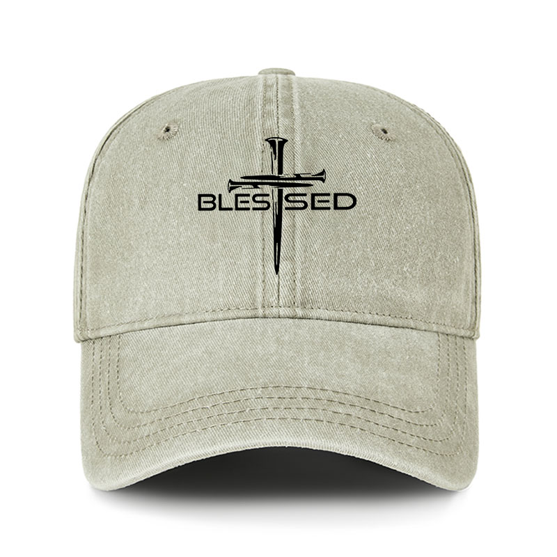 Heritage Washed Cap - Cross Blessed