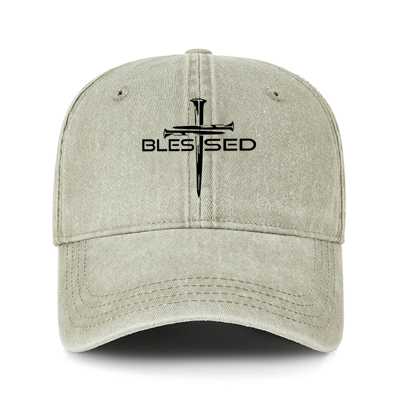 Heritage Washed Cap - Cross Blessed