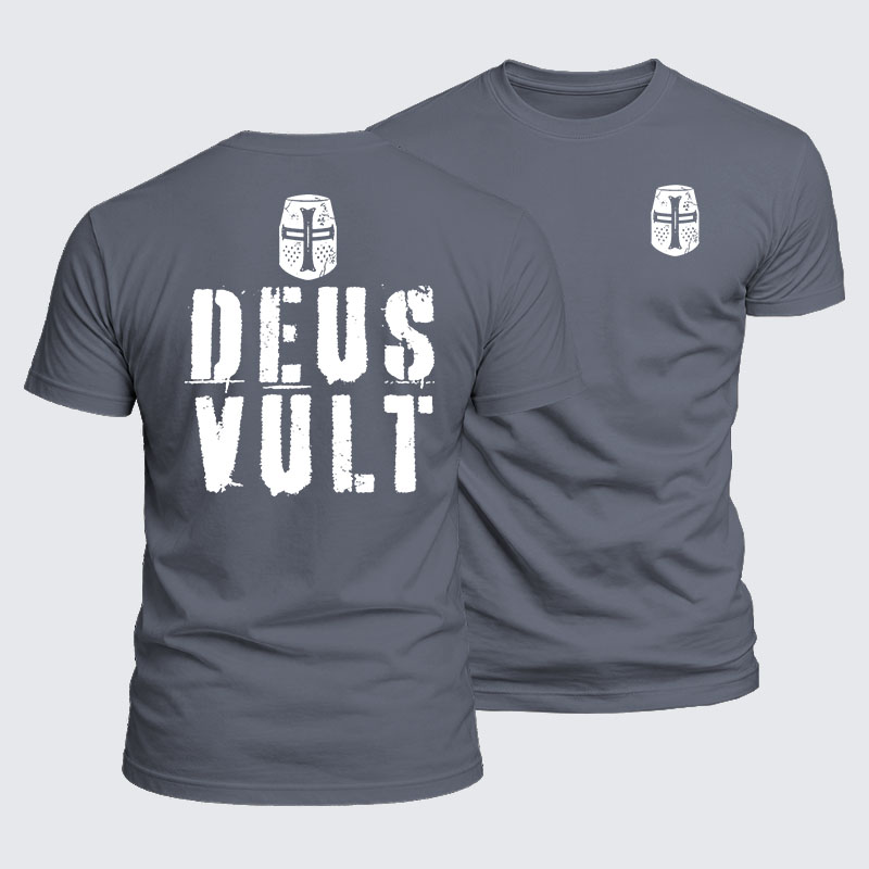 Luxe Mercerized Cotton Tee - Deus Vult