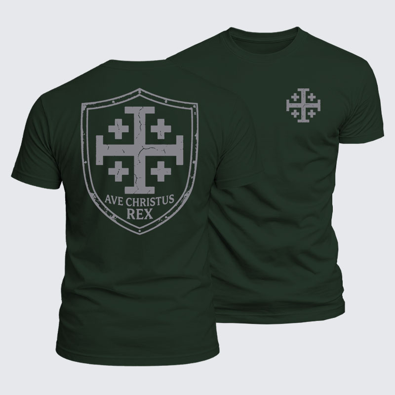 Luxe Mercerized Cotton Tee - Ave Christus Rex