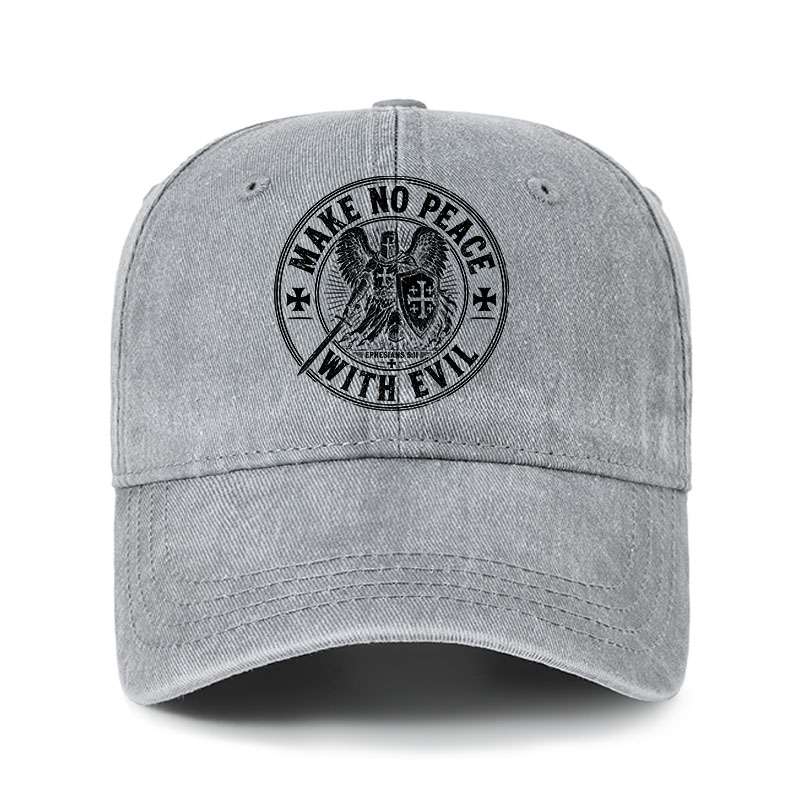 Heritage Washed Cap - Make No Peace With Evil
