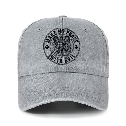 Heritage Washed Cap - Make No Peace With Evil