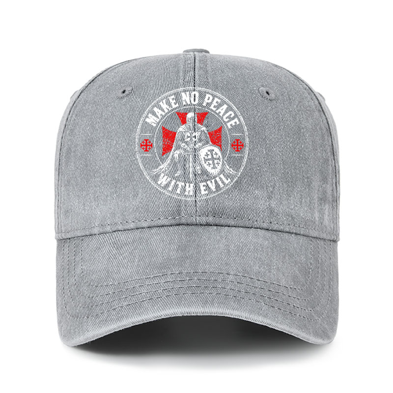 Heritage Washed Cap - Make No Peace With Evil