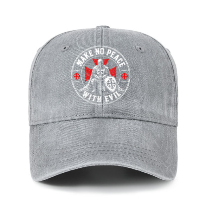 Heritage Washed Cap - Make No Peace With Evil