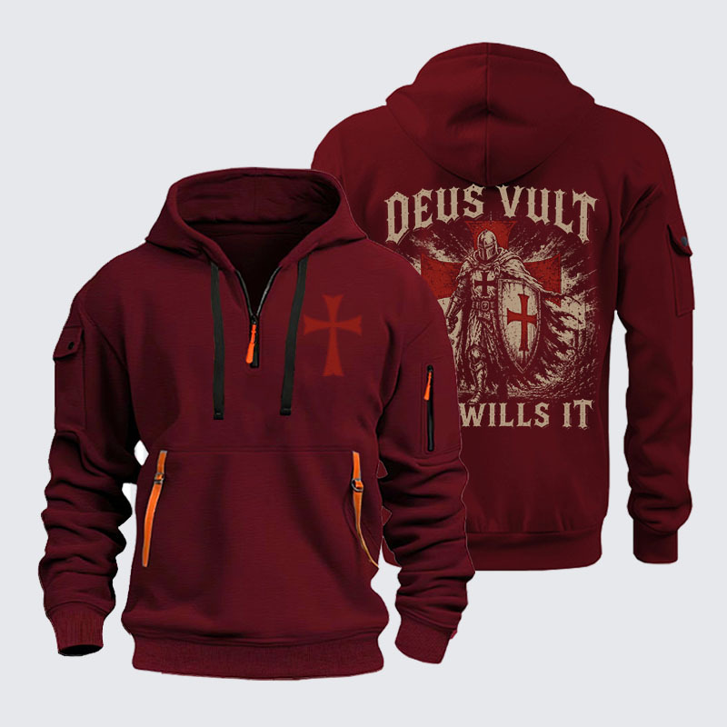 Zipper Hoodies - Deus Vult
