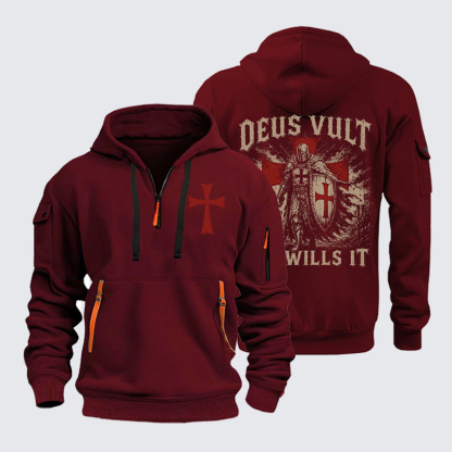 Zipper Hoodies - Deus Vult