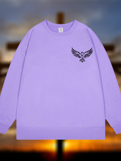 Wings Like Eagles Jesus God Christian Sweatshirt