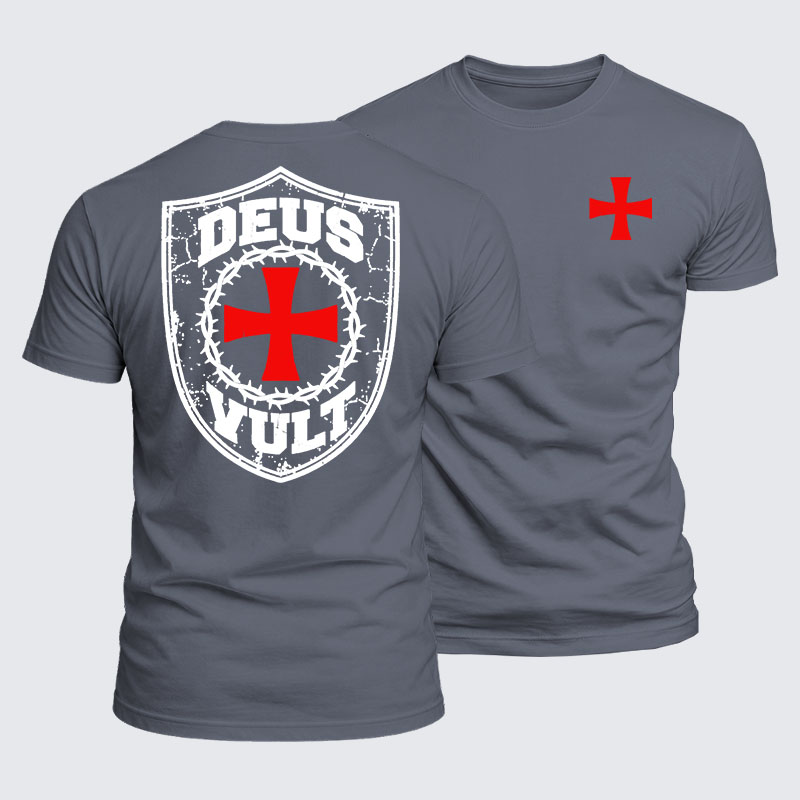 Luxe Mercerized Cotton Tee - Deus Vult