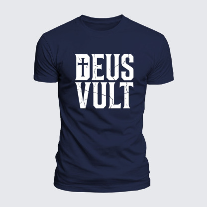 Luxe Mercerized Cotton Tee - Deus Vult 