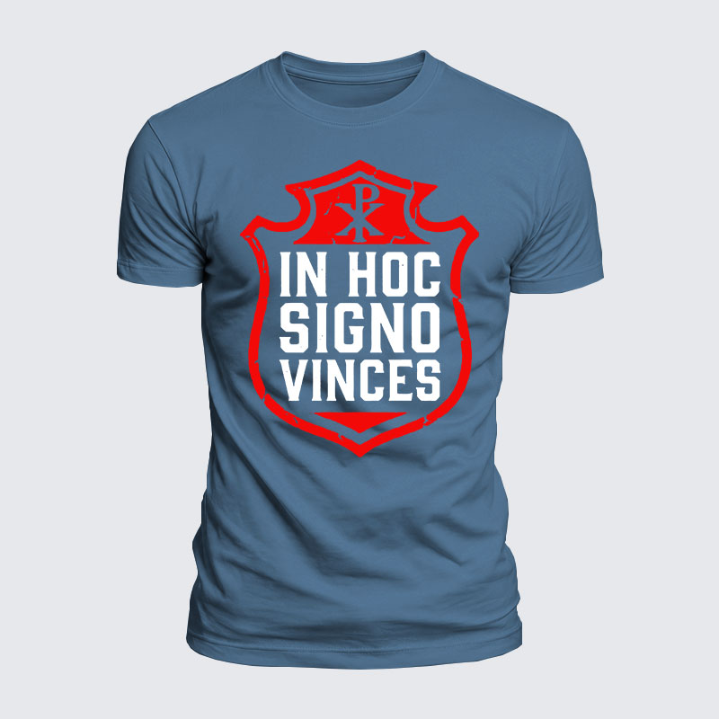 [Copy]Luxe Mercerized Cotton Tee - In Hoc Signo Vinces 