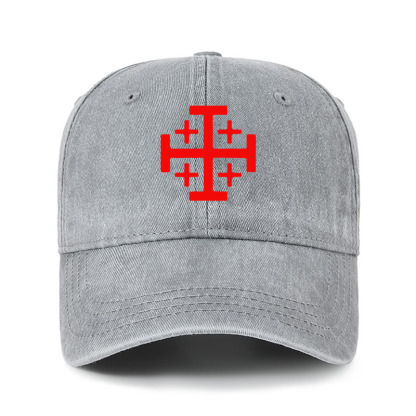 Heritage Washed Cap - Jerusalem Cross