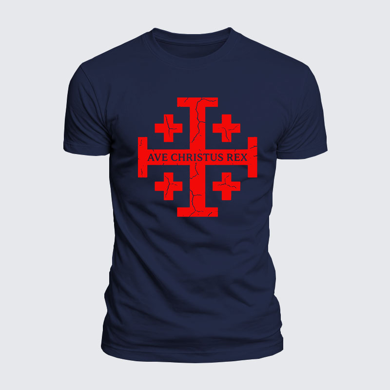 Luxe Mercerized Cotton Tee - Ave Christus Rex