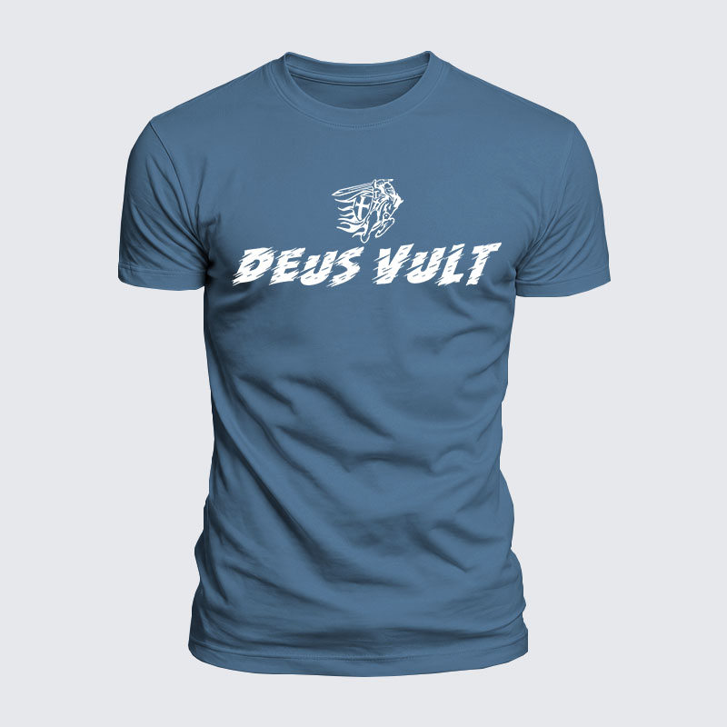 Luxe Mercerized Cotton Tee - Deus Vult