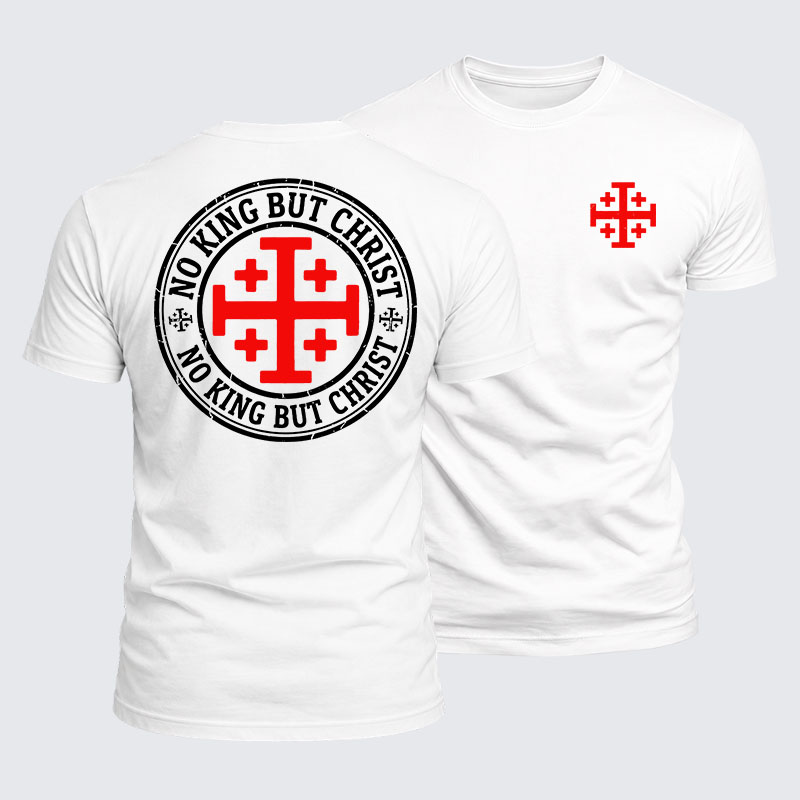 Luxe Mercerized Cotton Tee - No King But Christ