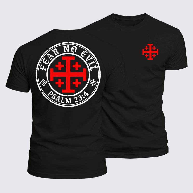 Luxe Mercerized Cotton Tee - Fear No Evil