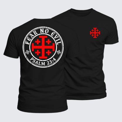 Luxe Mercerized Cotton Tee - Fear No Evil