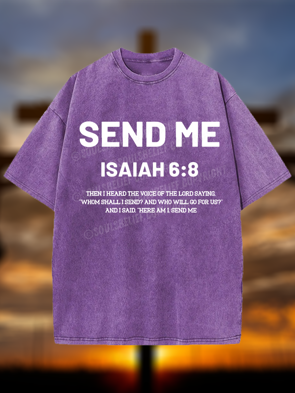 Send Me Christian Washed T-Shirt