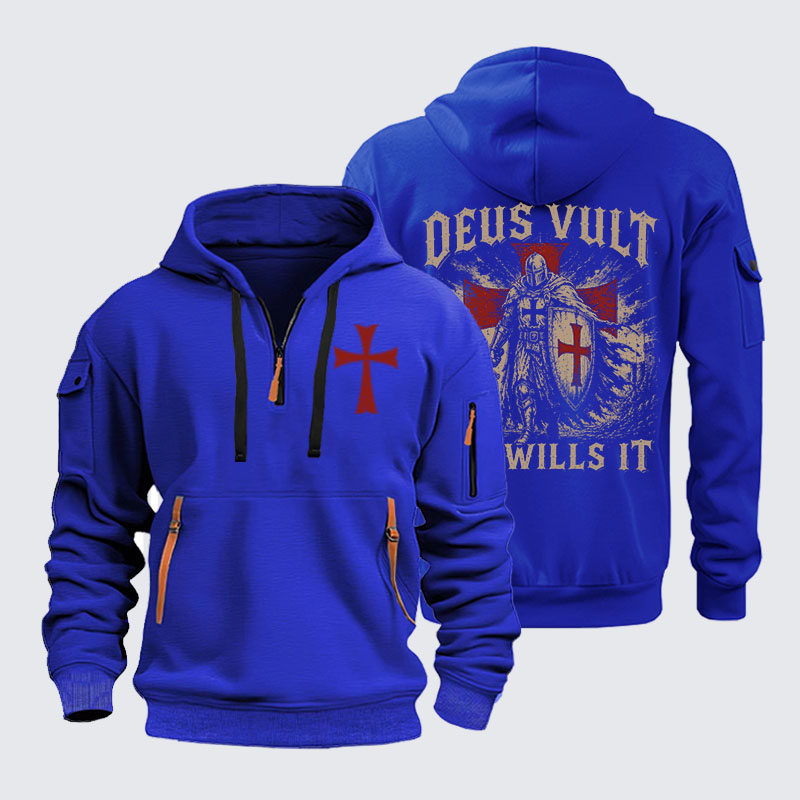 Zipper Hoodies - Deus Vult