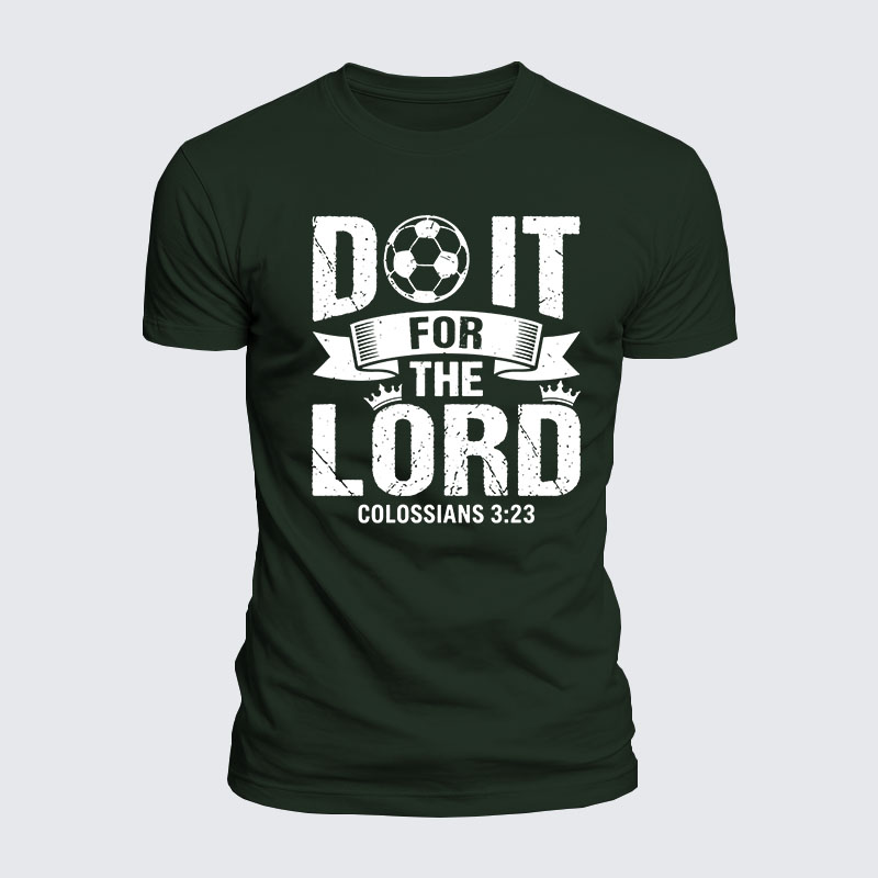 Luxe Mercerized Cotton Tee -  Do It For The Lord