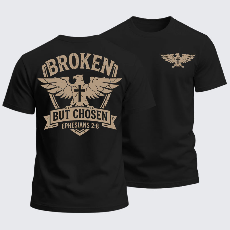 Heavyweight Cotton Tee - Broken But Chosen