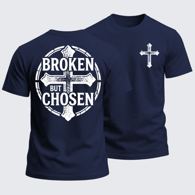 Heavyweight Cotton Tee - Broken But Chosen